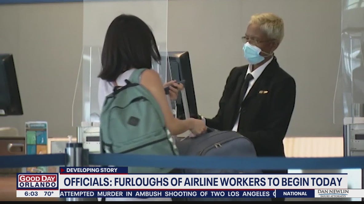Furloughs of airline workers to begin Thursday, officials say